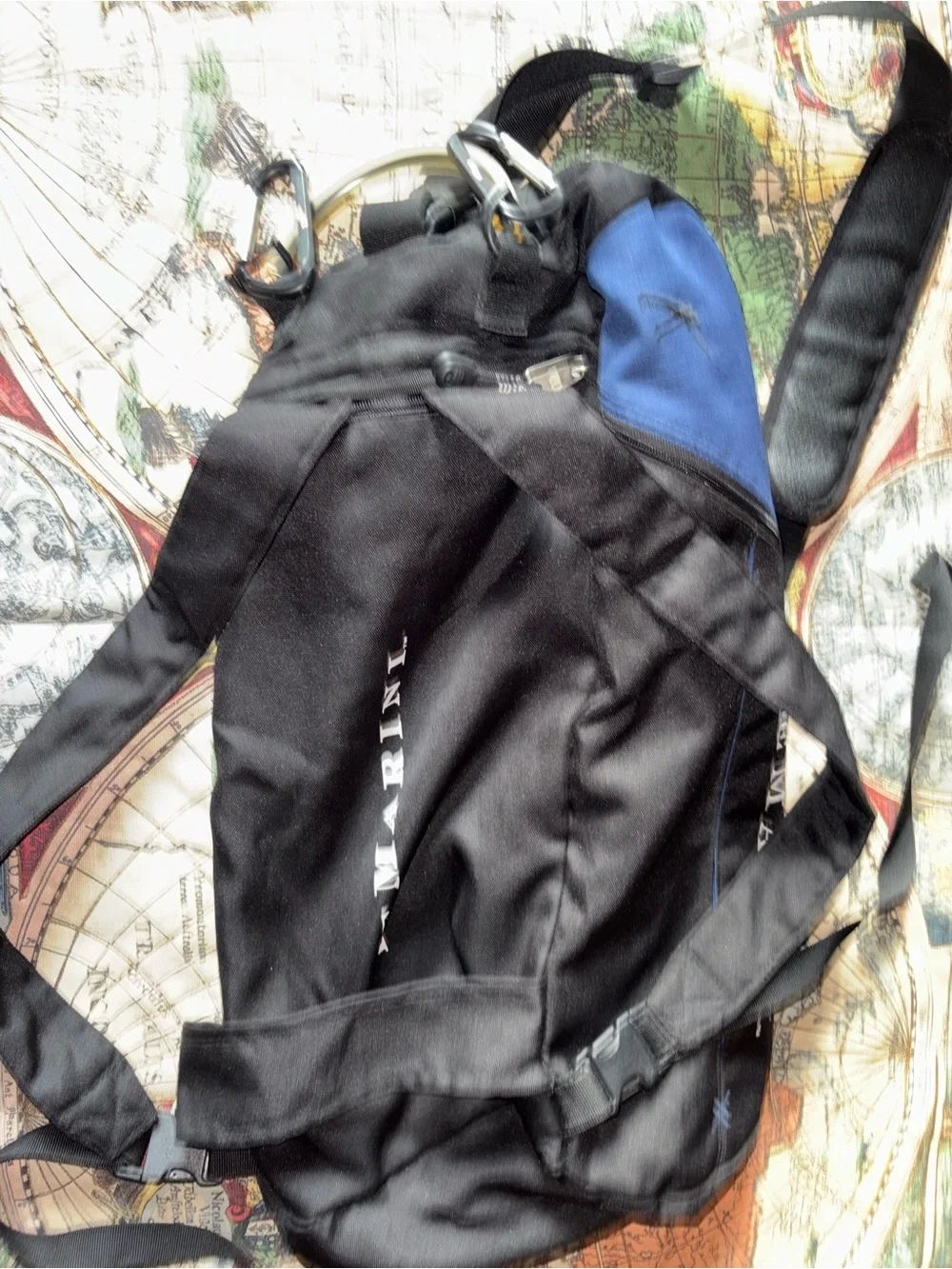 Tennis bag Wilson Men's Black & Blue Shoulder/Carry Bag